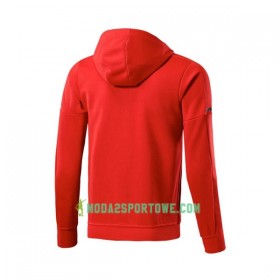 AC Milan Kurtka Treningowa Kapturem 2017-18 Czerwony